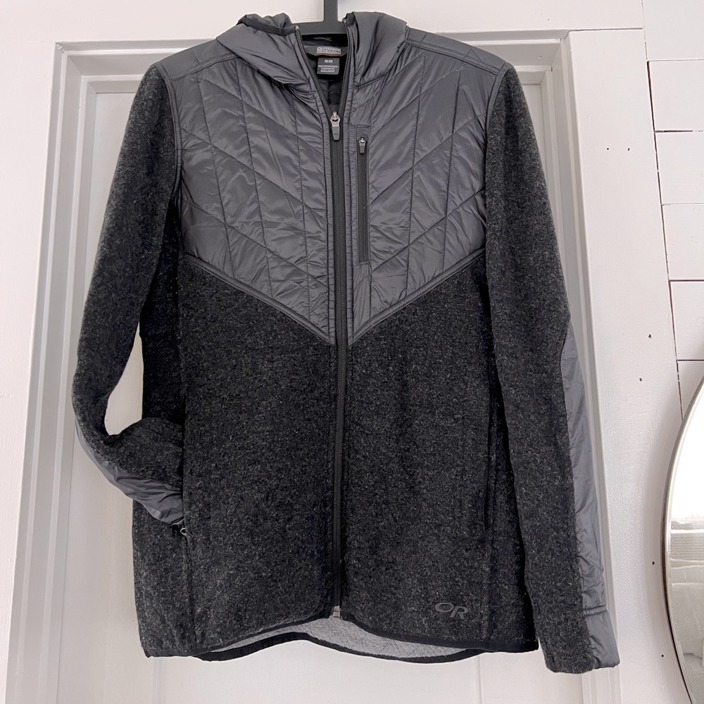 Outdoor Research puffer wool jacket